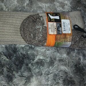 Ariat Merino Wool Work Crew Socks Brown M 2 Pack -NWT